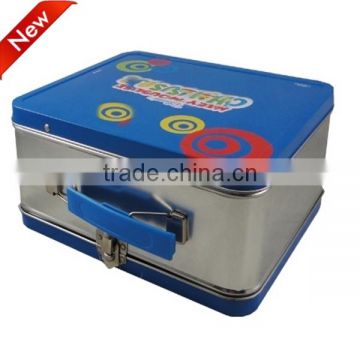 custom tin lunch box with lock and key