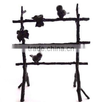 Tree stems recycled aluminum black bangle holder jewelry stand