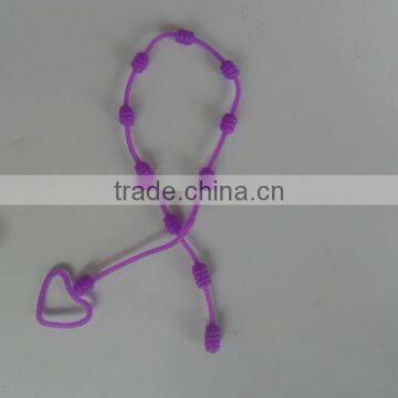 Hot Selling Heart Shaped silicone Bracelet