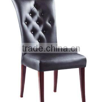 Simple design PU fabric cover dining chair hotel furniture