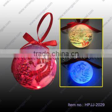 Christmas ball light/ colorful ball lamp/ Christmas flashlight ball