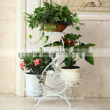 European balcony multilayer Iron sheet flowe pot stand