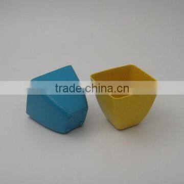 Biodegradable Square Bamboo Fiber Flower Pots photo-2