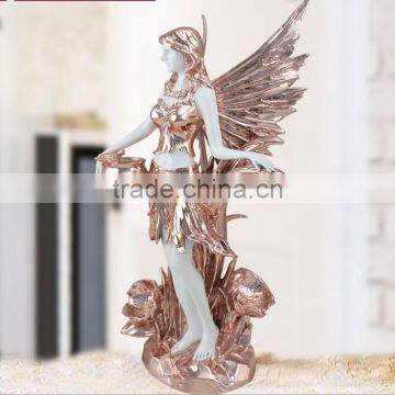 The European Style Resin Angel Sculpture for Home Decoration photo-3