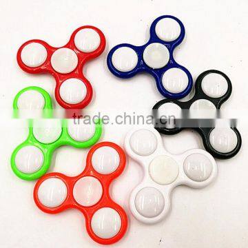 High Quality LED Colorful Lighting Hand Spinner Fidget Finger Fingertip Gyro photo-3