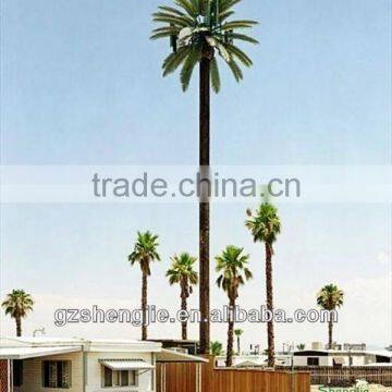 China wholesale manufacturer make new style microwave mobile telecom mobile monopole imitated date palm tree communication tower