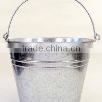 5L good quality galvanized metal ice bucket