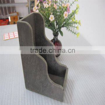 Office Desk Organizer Stationery Set Wood Pen Container File Holder Box photo-3