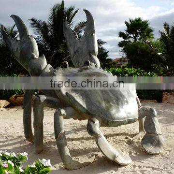 bronze foundry garden decor Bronze large crab sculpture