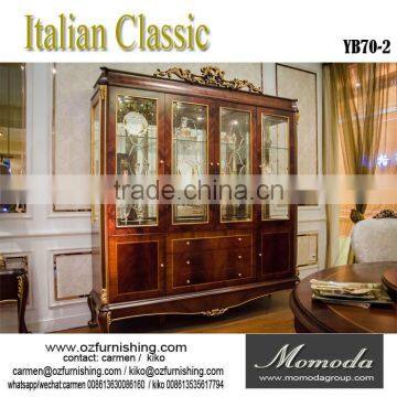 YB70-2 Luxury Royal Furniture Italian Furniture Made in China Hand Carved Writing Desk- photo-4