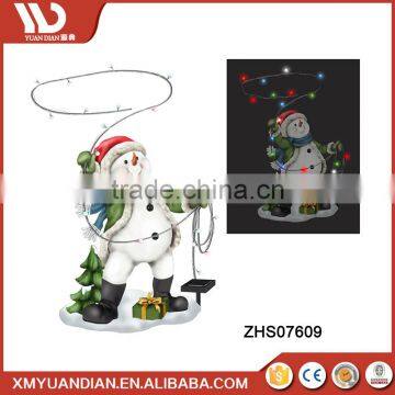 Decoration Wholesale Craft Supplies Resin Craft Animal Cat Led Light Personalized Christmas Ornaments photo-2