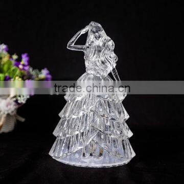 Dongguan Plastic Barbie Led Shining Bride Figurine Wedding Supplier Decorations photo-3