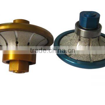 Vacuum Brazed Diamond profile wheel with M14 connection/H- shaped Brazed diamond router bits