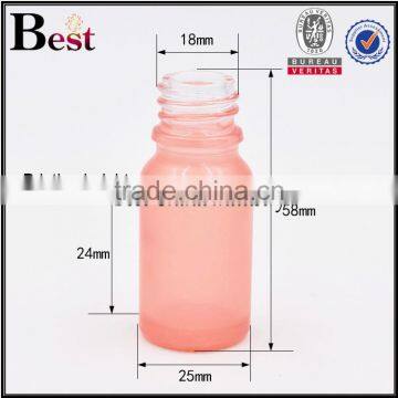 10ml Pink Empty Personal Care Perfume Essential Oil Glass Bottle Manufacturer Mexico Golden Aluminum Dropper Cosmetics Wholesale photo-5