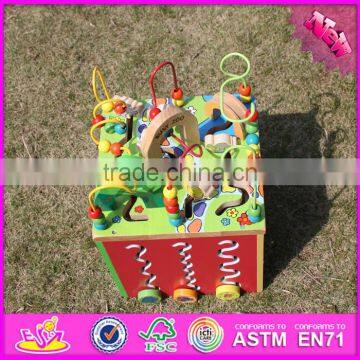 Новый дизайн детских деревянных игрушек Монтессори - бусины 2016 года W12D048 photo-3