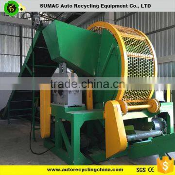 Professional tyre recycle shredder price