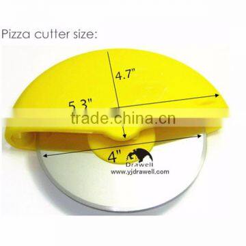 KA-4340 4 Inch Customized Logo Printing Bakeware Stainless Steel Pizza Cutter photo-3