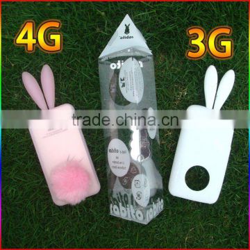 rabbit silicone case for iphone5