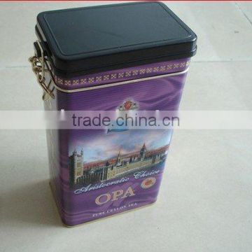 Airtight Tea Can with Plug Lid, Coffee Tin