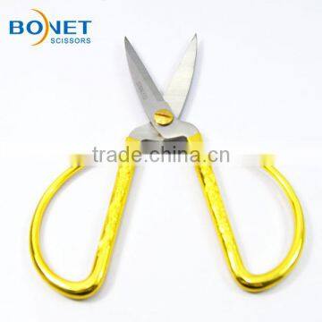 S11006 FDA Qualified 6-3/4" Zinc-Alloy Gold Handle Tailor Ribbon Scissors photo-5