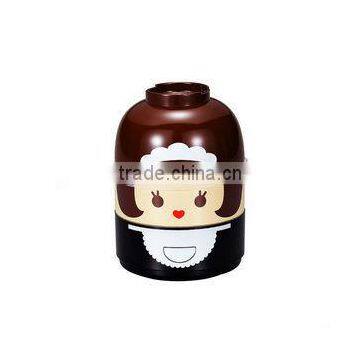 Japanese Kokeshi Bento Lunch Box Samurai Geisha Kids Lunch photo-4