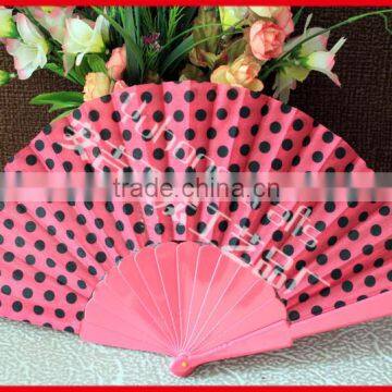 Fabric hand fan Dot design