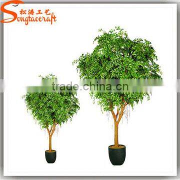 Factory design artificial hanging marijuana plant cheap artificial plants outdoor decoration plant