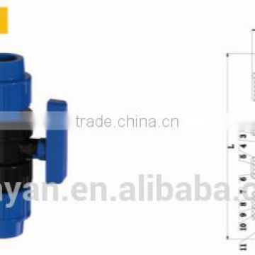 TY High quality PP compression fittings TRUE UNION BALL VALVE eco-friendly Cheap Price Full Size factory price list discount