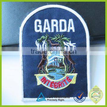 Wholesale embroidery school uniform badges college embroidered patches
