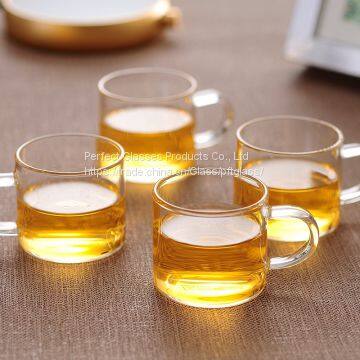 Mini Glass Cup for Coffee and Tea Kungfu Tea Cup Glass Wine Cup Wholesale Glass Cup for Resturant and Hotel photo-2