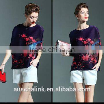 Hot Sell Summer Women New Design Fashion Tops Made in China photo-5