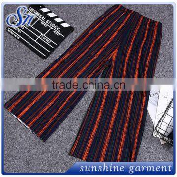 Hot Selling Stripes Prints Leggings Wholesale Cotton Loose Women's Leggings photo-5