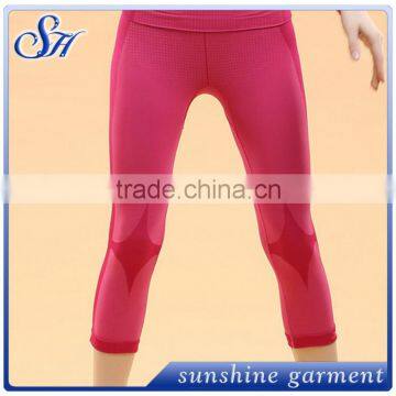 Latest design cropped trousers running fitness yoga pants