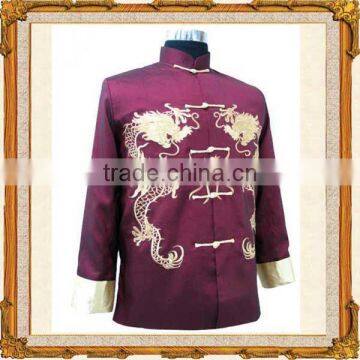 wine color long sleeve garment