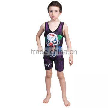 Hot Sale Cheap and Cool Custom Sublimated Wrestling Singlets photo-3