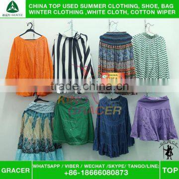 Low Price Good Quality Women Cotton Skirt Premium Used Clothing photo-3