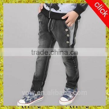 Hot selling blue kids high quality children boys jeans wholesale price in China