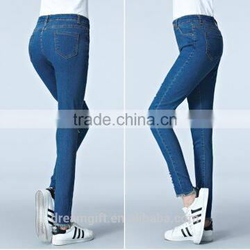 2016 New Fashion Women Slim Jeans Blue Jeans Female Stretch Pencil Jeans Female photo-2