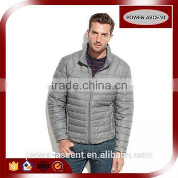Winter Lightweight Ultra Thin Foldable Comfy Quilting Padding Jacket For Men photo-5