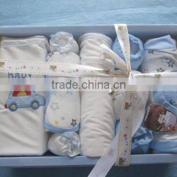 Latest Design Breathable New Born Baby Gift Set Unsex Summer Baby Clothing