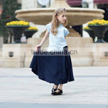 European style elegant dress for baby girl summer dress for girl ruffle skirt