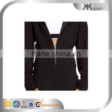 OEM Custom Fashion French Terry Hooded Jumpsuit Wholesale photo-3