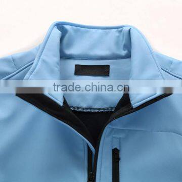 High Collar Windproof Men Zipper Polar Fleece Jacket