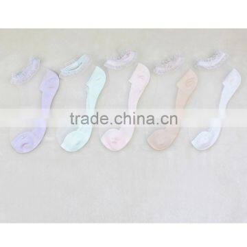 Fashion 20pcs/10pairs/lot Casual Crystal Silk Female Short Summer Sexy Transparent Elastic Lace Socks Women photo-5