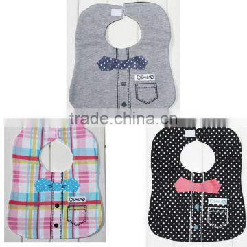 2016 New Design 3 layers baby bibs/superman baby bibs /in stocked or OEM