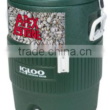 USA Made Igloo 10 Gallon Industrial Cooler (Green) - 40 quart (37.9 liters), has UV inhibitors that protect against sun damage