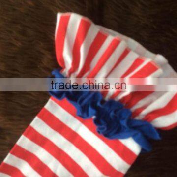 2015 New Baby Girls Ruffle Capri Dress Set July 4th Outfits With Matching Necklace and Bow photo-2