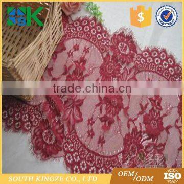 Fashion Eyelash Lace 3 Yard /Lot Eyelash Lace Fabric Decoration Diy Clothes Sewing Accessories Embroidery 33cm Black Red Yellow photo-4