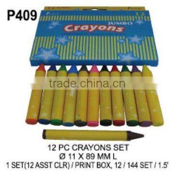 P409 12 PC CRAYONS SET