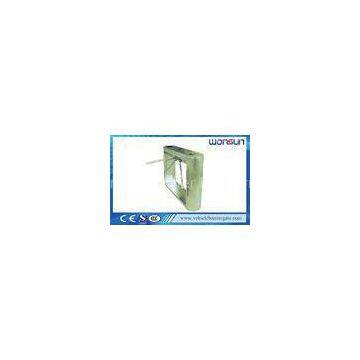 Indoor / Outdoor LED Digital Turnstile Barrier Gate , Double Rotating Direction